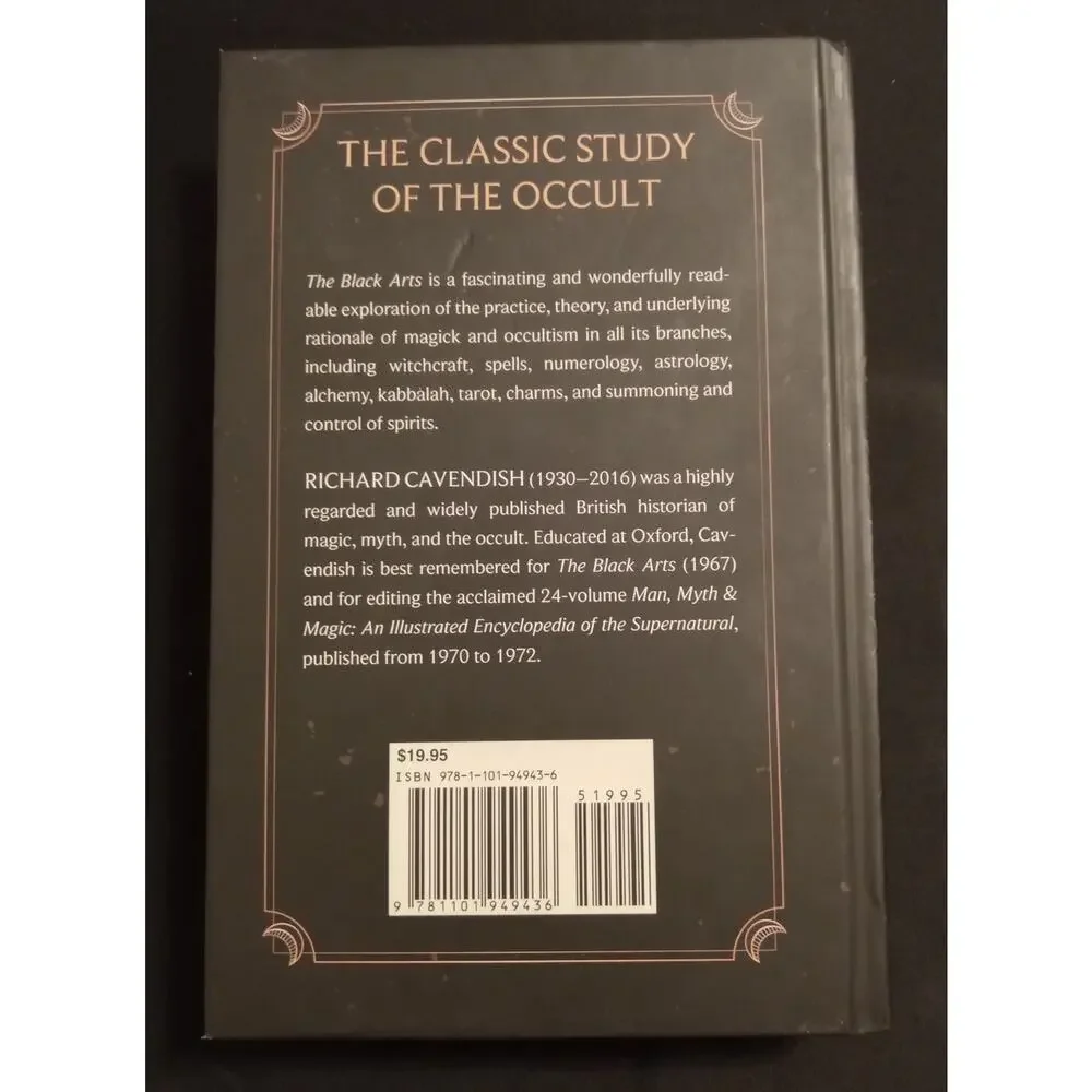 The Black Arts Richard Cavendish Hardcover Occult Esoteric Witchcraft